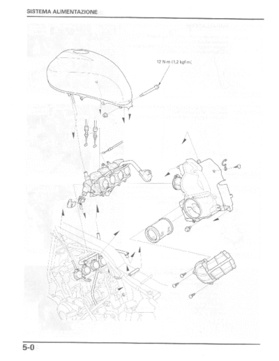 Honda Moto Hornet 600cc Alimentazione (in Italiano) pag. 30